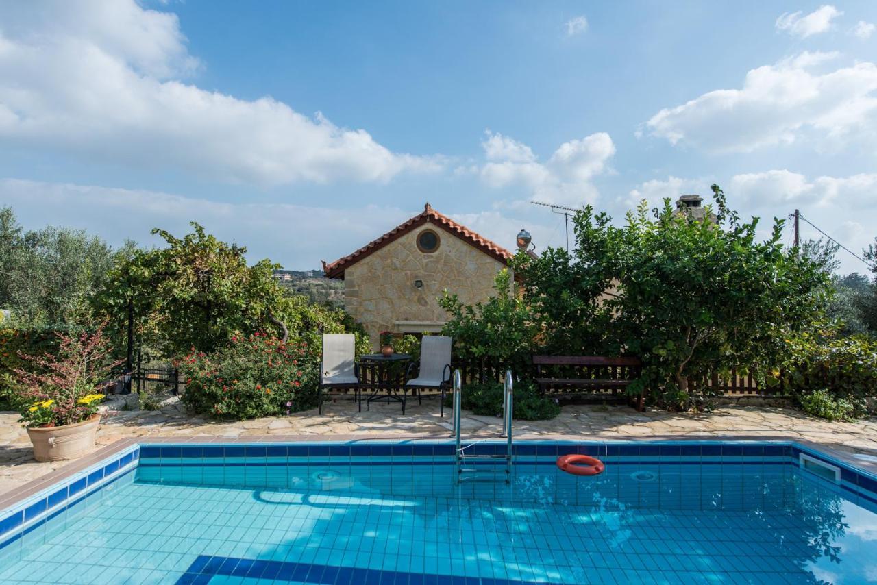 Villa Toula With Pool Nr Armeni Crete Makhairoí エクステリア 写真