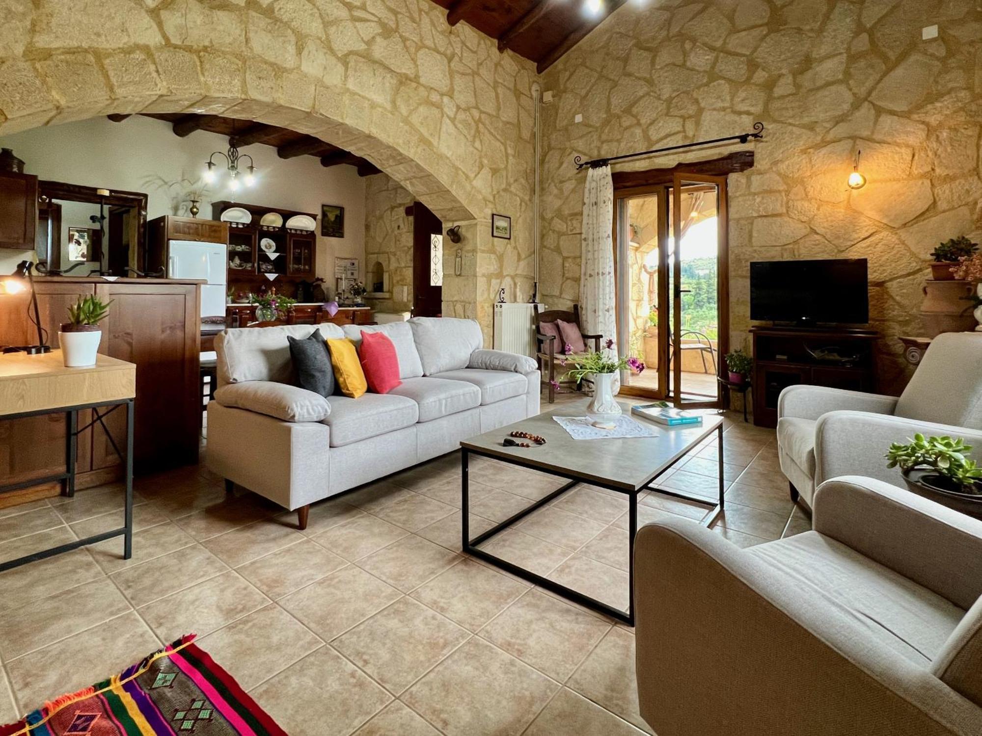 Villa Toula With Pool Nr Armeni Crete Makhairoí エクステリア 写真